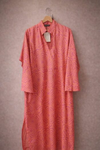 Coral Bloom Caftan